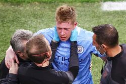 De Bruyne nguy cơ lỡ Euro 2020 vì gãy xương mũi