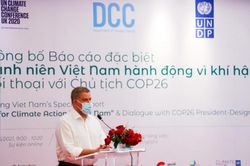 Lễ công bố Báo cáo đặc biệt 'Thanh niên Việt Nam hành động vì khí hậu'