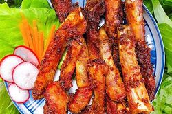 Học cách làm món sườn que nướng chao