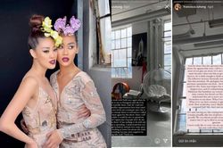 Sau buổi chụp ảnh thời trang cùng Khánh Vân, Miss Malaysia 'đăng đàn' khó chịu