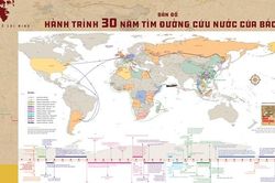 Ra mắt bản đồ Hành trình 30 năm tìm đường cứu nước của Bác Hồ