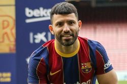Đến Barca, Aguero nói câu khiến dân mạng bật cười