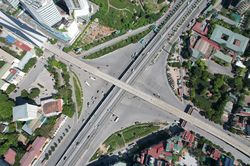 Hà Nội nhìn từ trên cao vắng vẻ lạ thường trong ngày nắng nóng