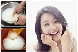 Làm trắng răng tại nhà với nước vo gạo