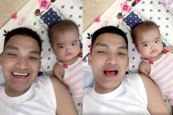 Mạc Văn Khoa làm clip trêu con gái, tuy nhiên biểu cảm của bé Minnie khiến dân mạng 'đứng hình'