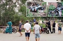 Xe máy lao vào bụi cỏ ven đường, 2 thanh niên tử vong