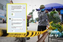 'Chuyện buồn' của người mẹ xin phụ nhặt rau cho khu cách ly nhưng bị từ chối