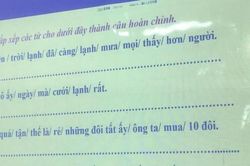 Bài tập Tiếng Việt của sinh viên Trung Quốc khiến netizen 'xoắn não', đáp án đúng là gì?