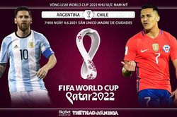 Soi kèo nhà cái Argentina vs Chile. Vòng loại World Cup 2022 khu vực Nam Mỹ