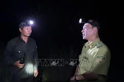 Xuyên đêm giữ rừng khỏi 'giặc lửa'