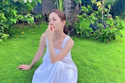 Diện váy trắng điệu đà, Lệ Quyên được khen xinh như 'tiên nữ'