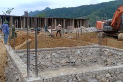 Đẩy nhanh tiến độ xây dựng Trường Tiểu học Nhi Sơn