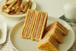 Cách làm sandwich giòn rụm cho bữa sáng