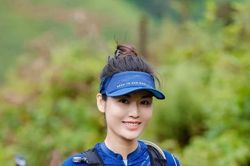 Những hình ảnh đẹp của Hoa hậu Thu Thủy trên đường chạy