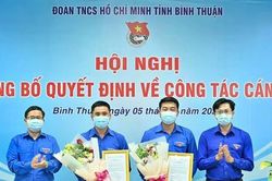 Tỉnh đoàn Bình Thuận có 2 tân Phó Bí thư
