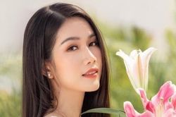 Nhan sắc thanh thuần tinh khôi, Á hậu Phương Anh tỏ rõ ưu thế ở Miss International 2021