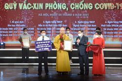 Các tổ chức tôn giáo phát huy tinh thần bác ái ủng hộ Quỹ vắc xin phòng, chống Covid-19