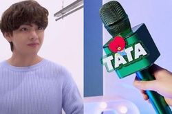 Video V BTS ăn cả mảnh giấy để nhận được micro yêu thích
