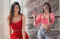 Ở nhà quá lâu, Lương Thùy Linh lên đồ sành điệu chỉ để đi mua bó rau