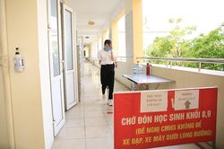 Diễn tập bảo đảm y tế, phòng, chống dịch Covid-19 trong kỳ thi tuyển sinh vào lớp 10
