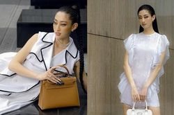 Hoa hậu Lương Thùy Linh khoe thần thái sắc sảo, khác lạ đến khó nhận ra trong bộ ảnh mới