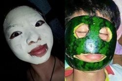 'Giật mình' trước các kiểu đắp mặt nạ 'làm đẹp là chính, hù dọa là 10'