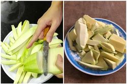 Pha gọt xoài thảm họa của gái vụng, mẹ chồng nhìn 'khóc thét'