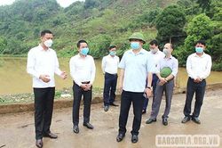 Đồng chí Phó Chủ tịch UBND tỉnh kiểm tra phòng, chống thiên tai tại Mường La