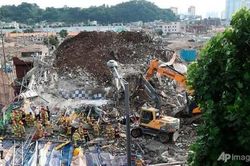 Sập nhà cao tầng chôn vùi xe buýt ở Hàn Quốc, ít nhất 9 người thiệt mạng