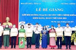 Bế giảng lớp Bồi dưỡng ngạch chuyên viên chính khóa 3- 2021