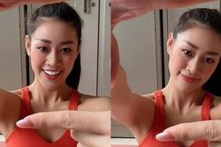 Hoa hậu Khánh Vân khoe ảnh tập thể thao, khỏe khoắn tươi tắn nhưng ngón tay mới gây chú ý