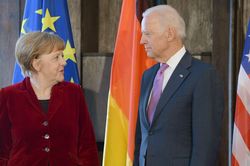 Bà Merkel là lãnh đạo đầu tiên ở châu Âu đến Nhà Trắng thời ông Biden