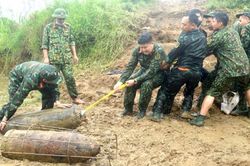 Tuyên Quang: Hủy nổ thành công 4 quả bom từ thời kỳ kháng chiến chống Pháp