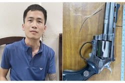 Hà Nội: Tạm giữ hình sự đối tượng mang 'súng bật lửa' và bình xịt hơi cay đi cướp tài sản