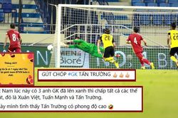 Xem 2 pha cứu thua xuất thần của Tấn Trường trước Malaysia