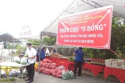 'Phiên chợ 0 đồng' nghĩa tình tại xã Tân Thạnh Đông, huyện Củ Chi
