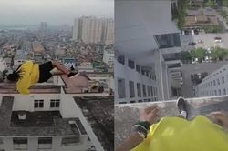 Clip TikTok biểu diễn parkour của bạn trẻ Việt gây tranh cãi: Nhảy lộn ngược qua nóc nhà