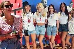 Tuyển Anh thắng trận ra quân, dàn WAGs khoe sắc trên khán đài EURO