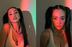 Rò rỉ clip ngực táo bạo, Tiểu Vy khiến Vnet 'phụt máu mũi' vì 'căng đét' hơn cả Ngọc Trinh