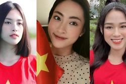 Hoa hậu Đỗ Thị Hà, Tiểu Vy, Lương Thùy Linh dự đoán tỉ số trận đấu của đội tuyển Việt Nam