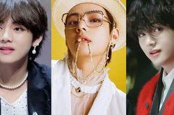 V BTS đích thực là 'vua' của phụ kiện ngọc trai