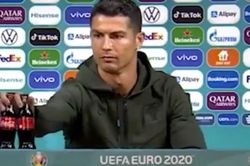 Ronaldo tức giận tại phòng họp báo vì bị Ban tổ chức cho uống coca