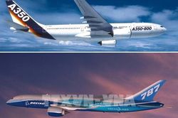EU và Mỹ tiếp tục 'đình chiến' liên quan đến Airbus-Boeing thêm 5 năm