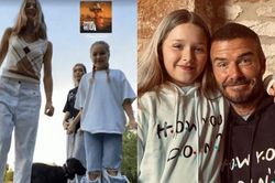Mới 9 tuổi, Harper Beckham đã phổng phao hơn cả bạn gái của anh trai