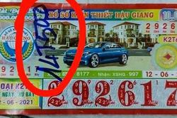 Bi hài chuyện nhầm lẫn kết quả xổ số hi hữu ở Hậu Giang
