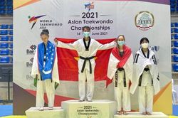 Nữ võ sỹ Việt xuất sắc vô địch giải Taekwondo châu Á