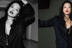 Thư Kỳ gây 'bão' ở tuổi 45 vì hờ hững nội y ren tại sự kiện