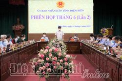 UBND tỉnh họp phiên tháng 6 (lần 2)