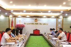Đồng chí Phó Chủ tịch UBND tỉnh làm việc với Công ty CP dịch vụ thương mại tổng hợp Vincommerce về kết nối tiêu thụ nông sản