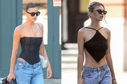 Irina Shayk, Jennie thích mặc quần cạp trễ